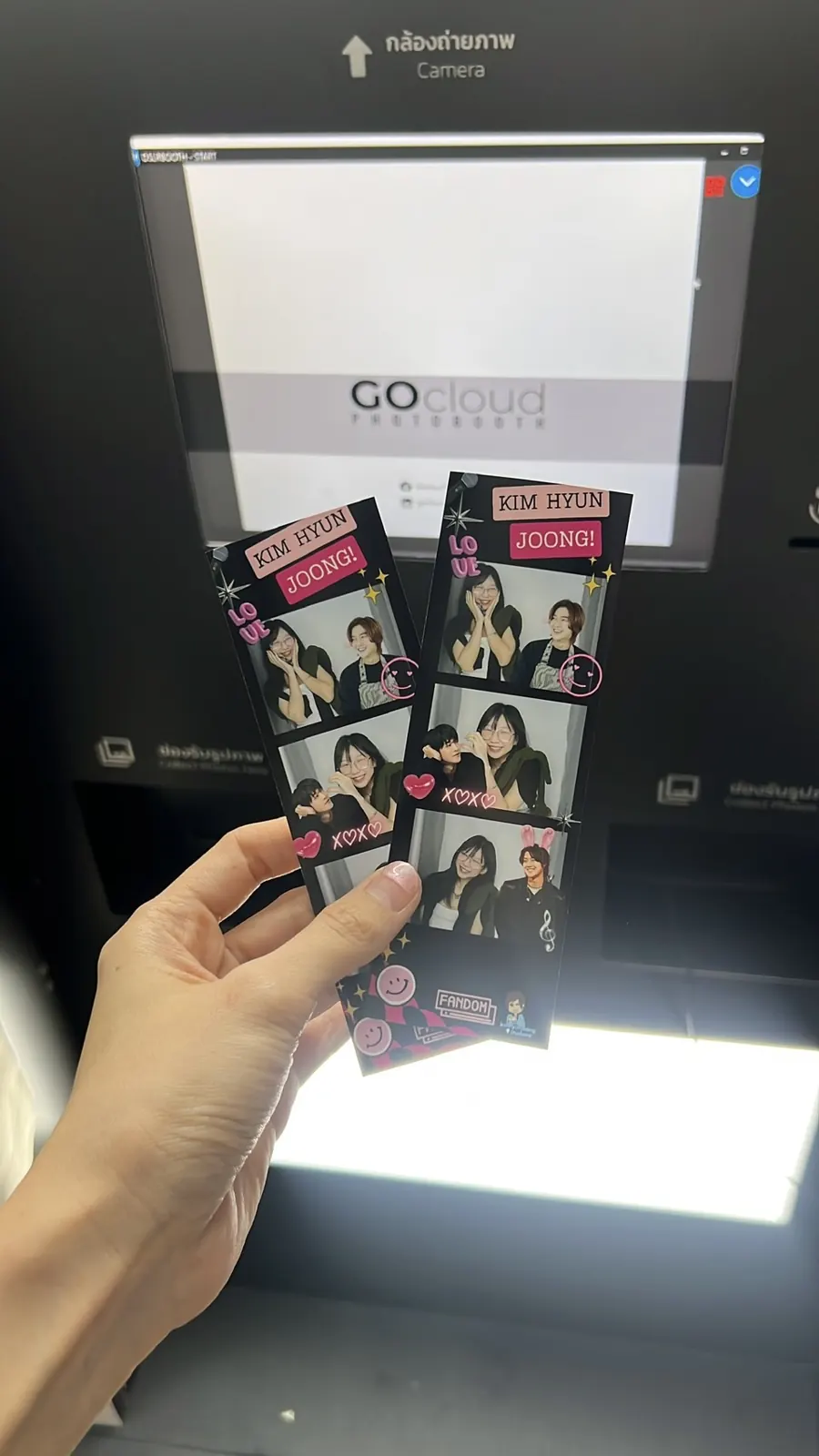 โฟโต้บูธ GoCloud ในงานคอนเสิร์ตและแฟนมีต